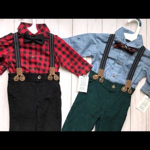 2 boys Carter’s special occasion sets, size 3M